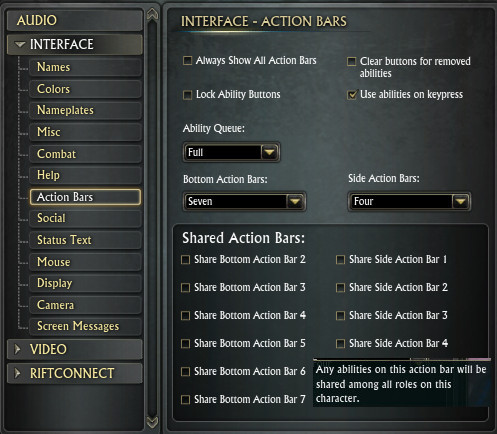 Shared Action Bars